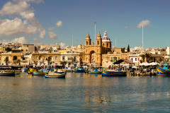 Fischerdorf Marsaxlokk in Malta