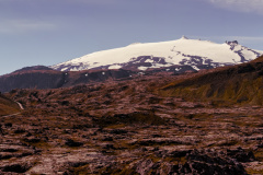 Gletscher Snæfellsjökull (Snæfellsbær, Island)