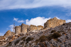 Windmühlen am Pass von Ambelos - Insel Kreta (Griechenland)